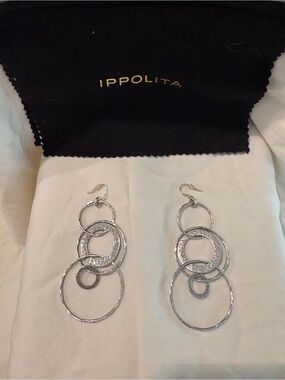 Ippolita .925 Silver Multi-Loop Drop Earrings